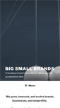 Mobile Screenshot of bigsmallbrands.com
